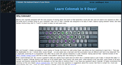 Desktop Screenshot of learncolemak.com